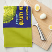 Etiket knaagsnoer theedoek (Quarter Fold)