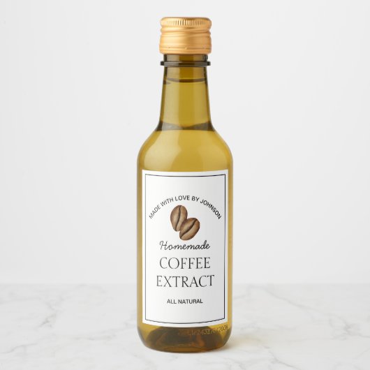 Etiket koffie-extract (Voorkant)