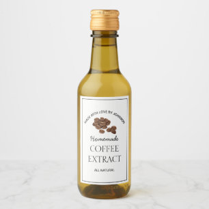 Etiket koffie-extract