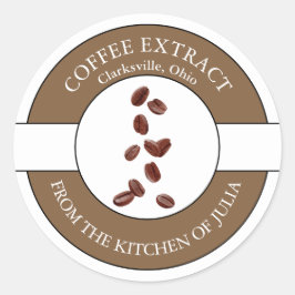 Etiket koffieboon
