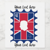 Etiket koning Charles III Coronation (Enkel label)