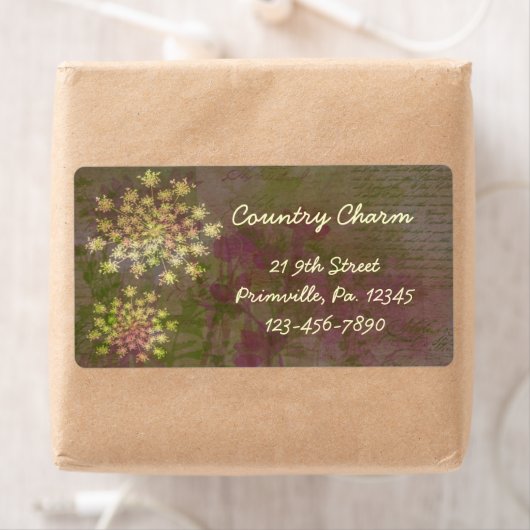 Etiket koningin Anne's kant (Insitu)