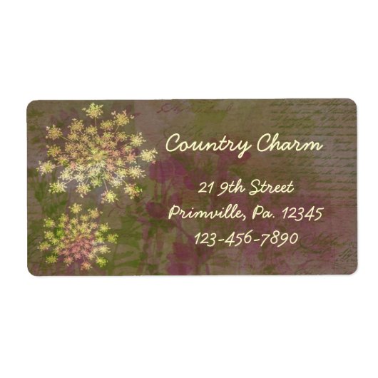 Etiket koningin Anne's kant (Voorkant)