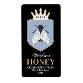 Etiket koningin Honey Bee (Voorkant)