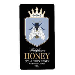 Etiket koningin Honey Bee