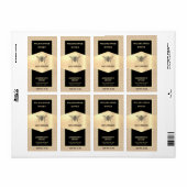 Etiket Kraft gold honingbijen (Full Sheet)