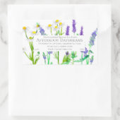 Etiket kruidenthee met lavendel kamille (Tas)