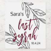 ETIKET LAATSTE INJECTIEFLACON I (Enkel label)