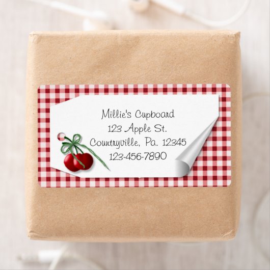 Etiket Label kersen (Insitu)