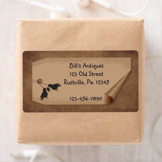 Etiket Label Krokoen (Insitu)