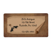 Etiket Label Krokoen (Voorkant)