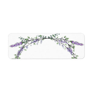 Etiket lavender en Eucalyptus