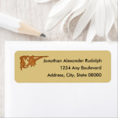 Etiket - Leafy Bracket (Insitu)