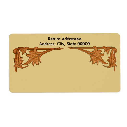 Etiket - Leafy Brackets (Voorkant)