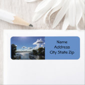 ETIKET "LEVEN IN DE LAK" TERUGKEER HET ADRES (Insitu)