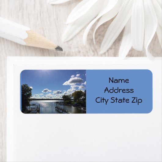 ETIKET "LEVEN IN DE LAK" TERUGKEER HET ADRES (Insitu)