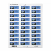 ETIKET "LEVEN IN DE LAK" TERUGKEER HET ADRES (Full Sheet)