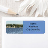 ETIKET "LEVEN IN DE LAK" TERUGKEER HET ADRES (Insitu)