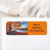 ETIKET "LEVEN IN HET LAK" VAN DE HERFST TERUGKERNA (Insitu)