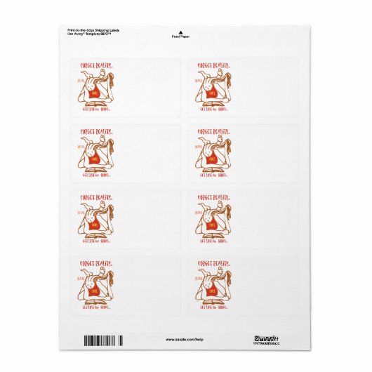 Etiket LEZEN boek (Full Sheet)