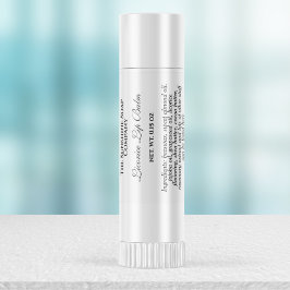 Etiket  lippenbalkbuis - wit