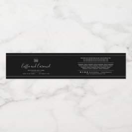 Etiket Logo Aangepaste kleuringrediënten toevoegen