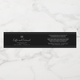 Etiket Logo Aangepaste kleuringrediënten toevoegen