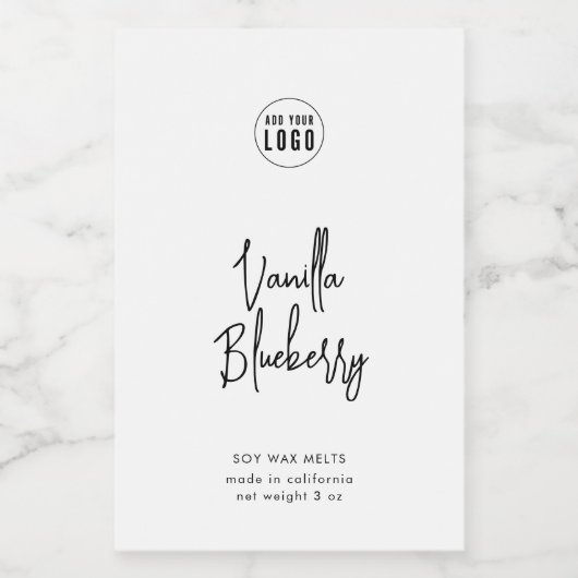 Etiket Logo bewerkbare kleuren toevoegen (Enkel label)