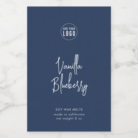 Etiket Logo bewerkbare kleuren toevoegen (Enkel label)