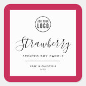 Etiket Logo en bewerkbare kleur toevoegen (Voorkant)