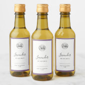 Etiket Logo en bewerkbare kleur toevoegen (Flessen)