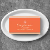 Etiket Logo witte rand bewerkbare kleur