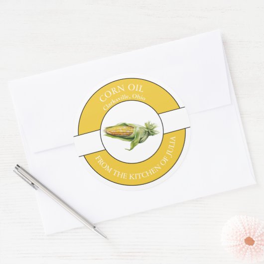 Etiket maïsolie (Envelop)