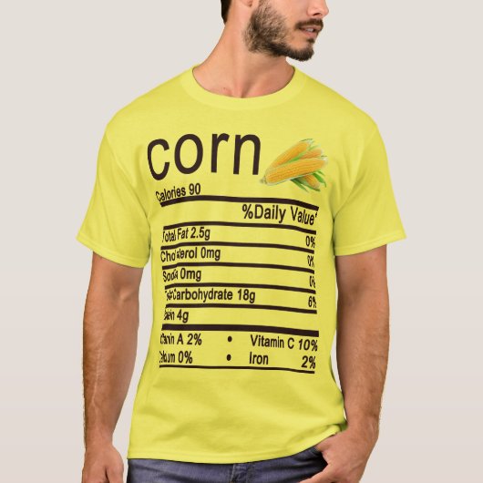 etiket maïsvoeding t-shirt (Voorkant)