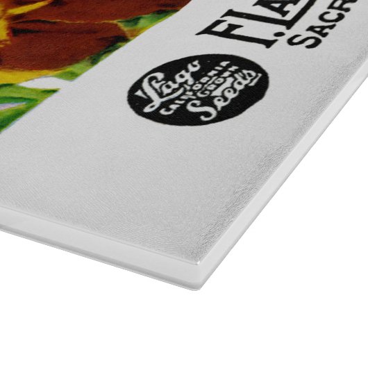 Etiket Marigold Seed Packet Label Snijplank (Hoek)