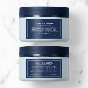 Etiket merk bewerkbare kleuren moderne ingrediënte