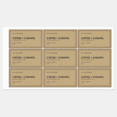 Etiket merkminimalistisch grenskraft toevoegen labels (Vel)