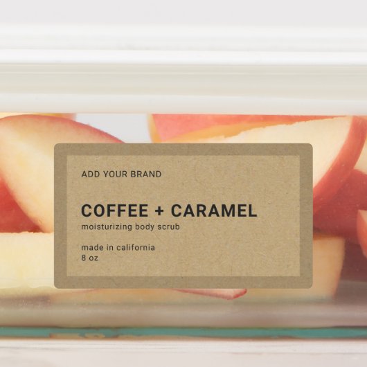 Etiket merkminimalistisch grenskraft toevoegen labels (Aangebracht)