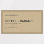 Etiket merkminimalistisch grenskraft toevoegen labels (Design 1)