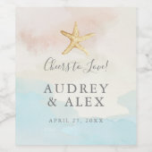 Etiket met gevlekte wijn voor gevlekte wijn (Enkel label)