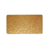etiket met glitter-verfadres (Voorkant)