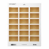 etiket met glitter-verfadres (Full Sheet)