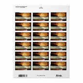 Etiket metaalfabricage- en lasadres (Full Sheet)