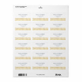 Etiket modern nautisch zee (Full Sheet)