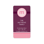 ETIKET:: monogram2 1P Etiket (Voorkant)