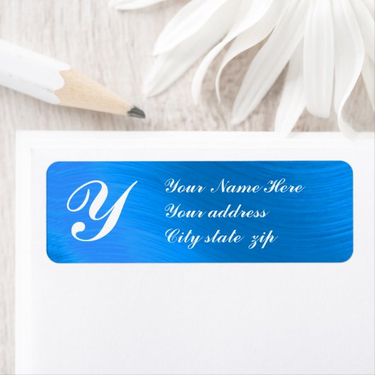 ETIKET MONOGRAMMED-RETURN ADRES (Insitu)