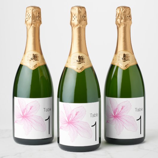 Etiket mousserende wijn | Tabelnummer | Elegant ro (Flessen)