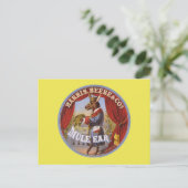 Etiket muilezeloortabak briefkaart (Staand voorkant)