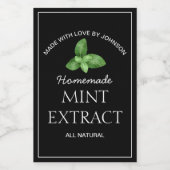 Etiket muntextract (Enkel label)