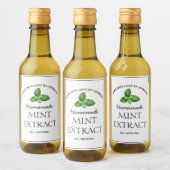 Etiket muntextract (Flessen)